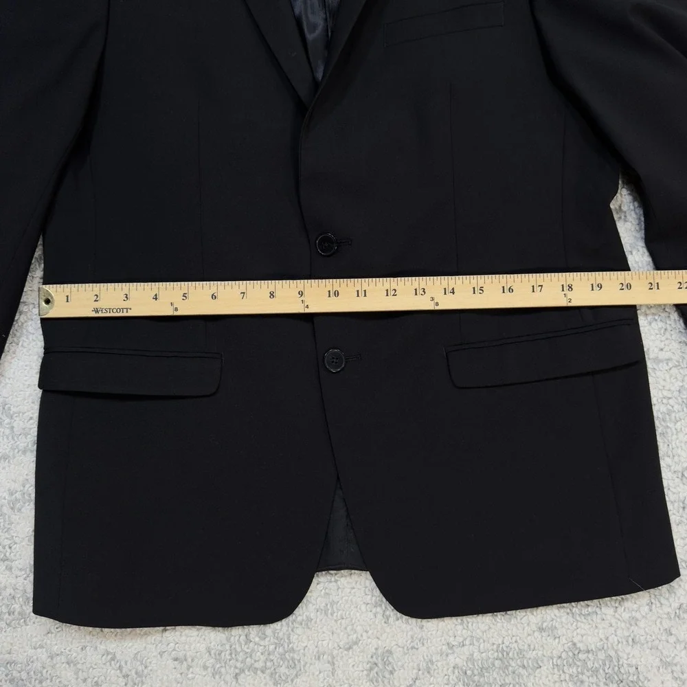 Calvin‎ Klein Blazer Sport Coat Black 2 Button Single Breasted Men's 42R
